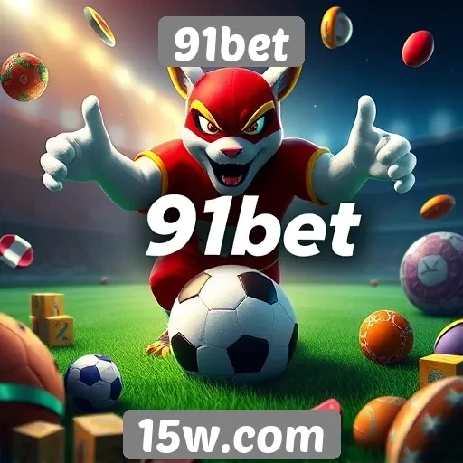 Variedade de jogos disponíveis na plataforma 91bet